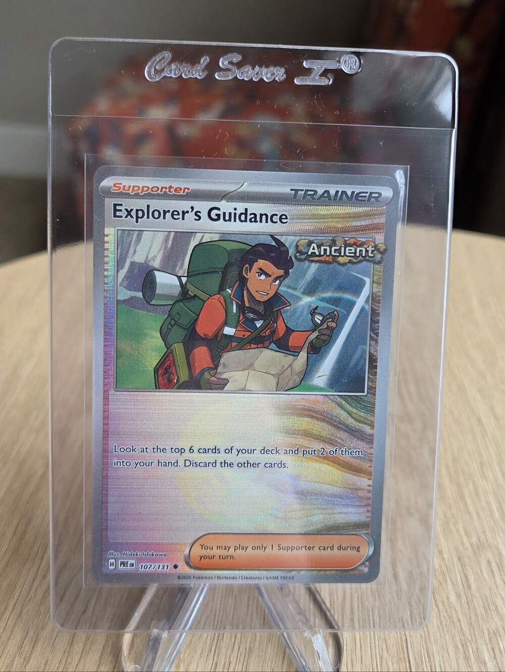 Explorer's Guidance Poke Ball Holo Pokémon Card Prismatic Evolutions Card